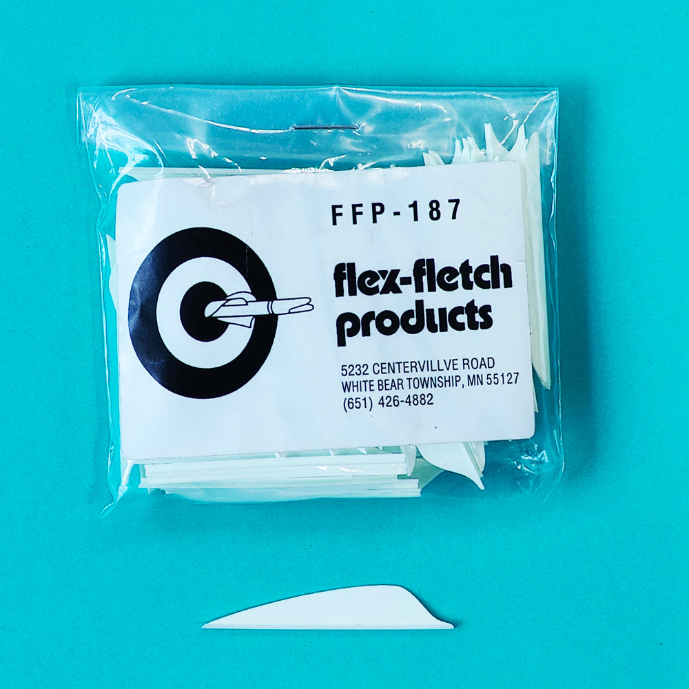 FLEXFLETCH FF187 ホワイト 1パック (100枚)