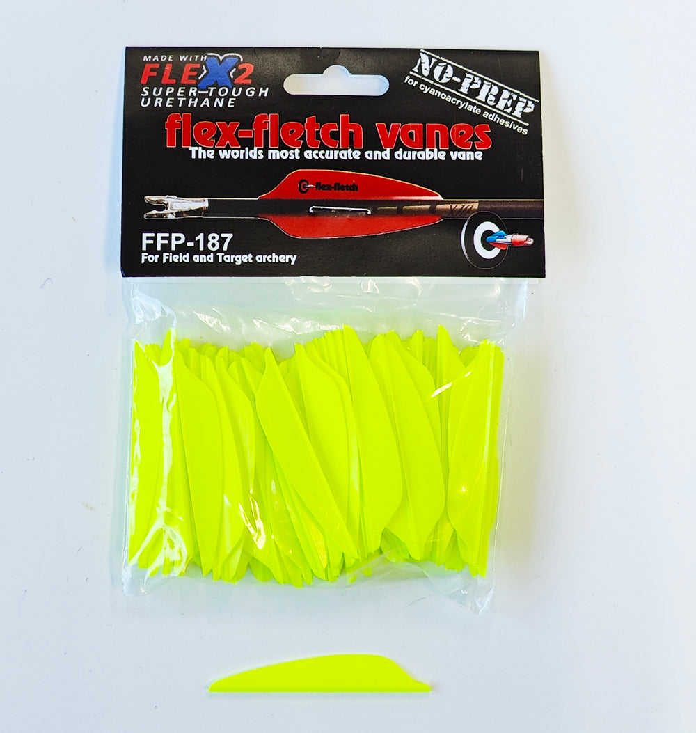 FLEXFLETCH FF187 イエロー 1パック (100枚)