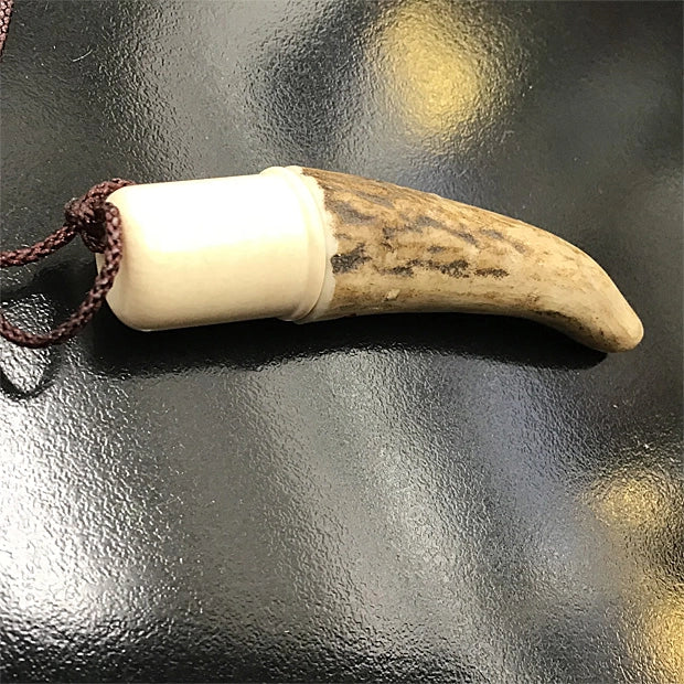 ギリ粉入れ 鹿角