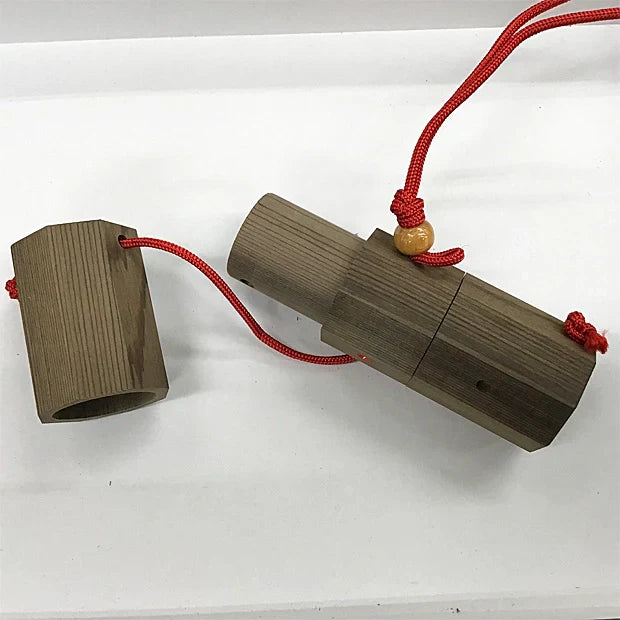 ギリ粉入れ & 筆粉 神代杉