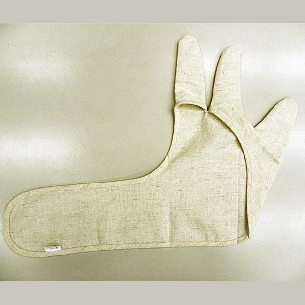 無地下弽(綿麻) 三つ弽用 長袖