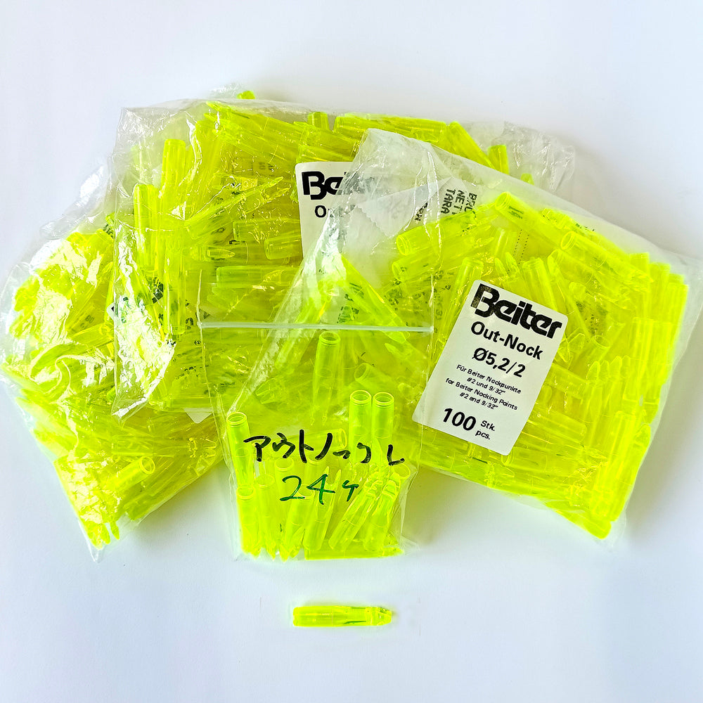 BEITER ACE用アウトサートノック [L] フローナイト グリーン (324個)