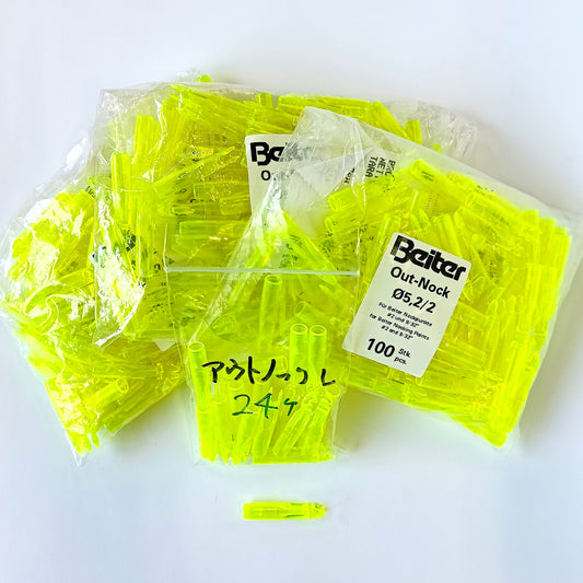 BEITER ACE用アウトサートノック [L] フローナイト グリーン (324個)
