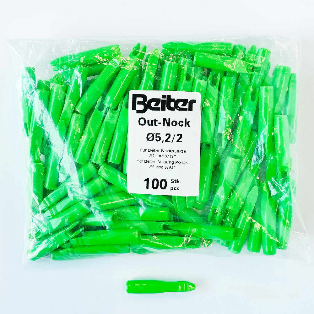 BEITER ACE用アウトサートノック [L] ヘビーグリーン (100個)