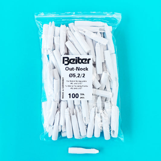 BEITER ACE用アウトサートノック [L] ホワイト (100個)