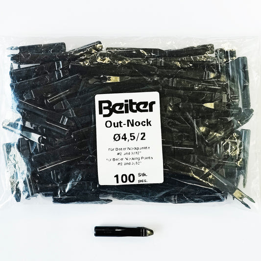 BEITER X10用アウトサートノック [L] ブラック (100個)