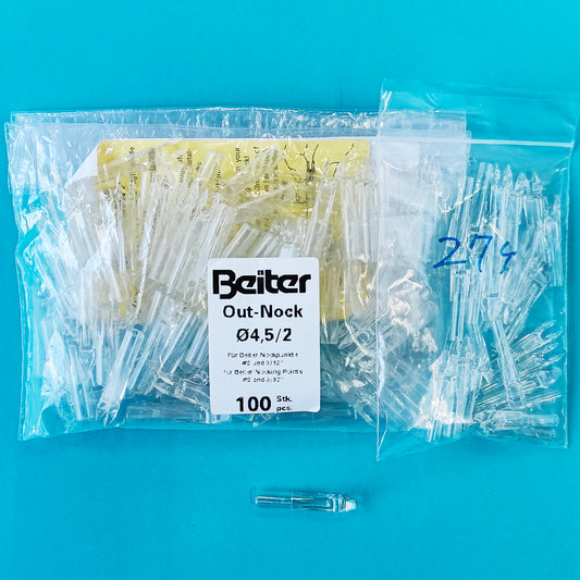 BEITER X10用アウトサートノック [L] クリアー (127個)