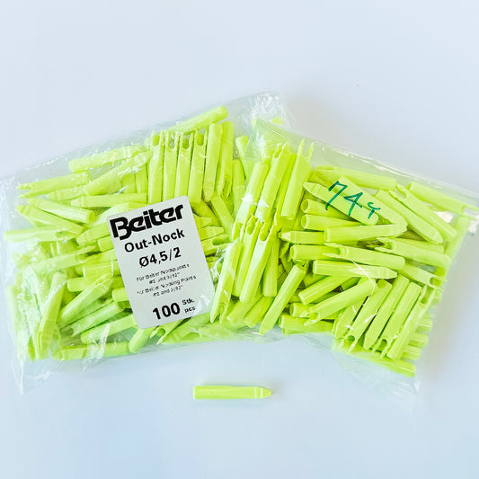 BEITER X10用アウトサートノック [L] ヘビーイエロー (174個)