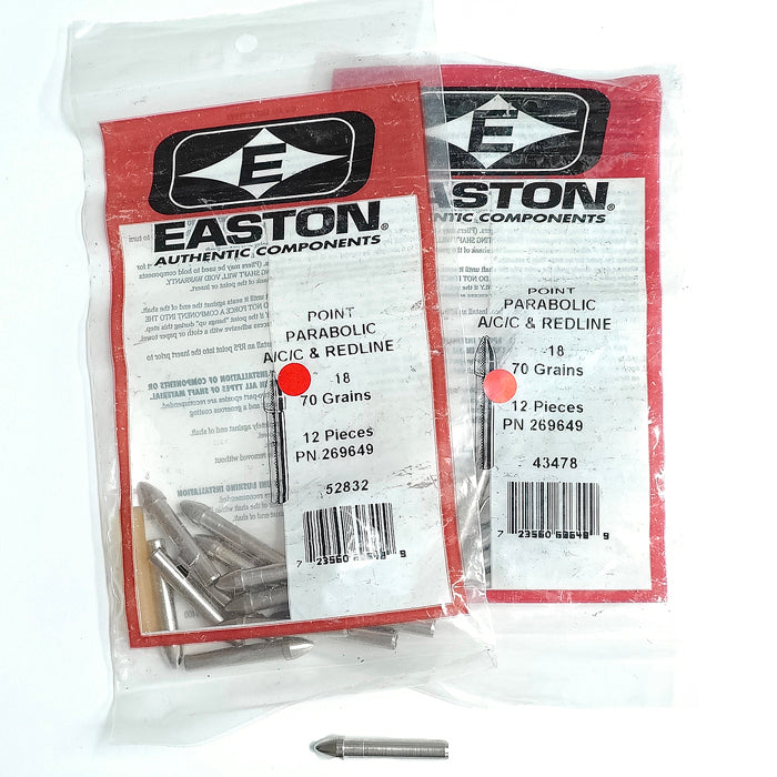 EASTON ACC用ポイント 18用 70gr (2ダース)