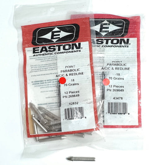 EASTON ACC用ポイント 18用 70gr (2ダース)