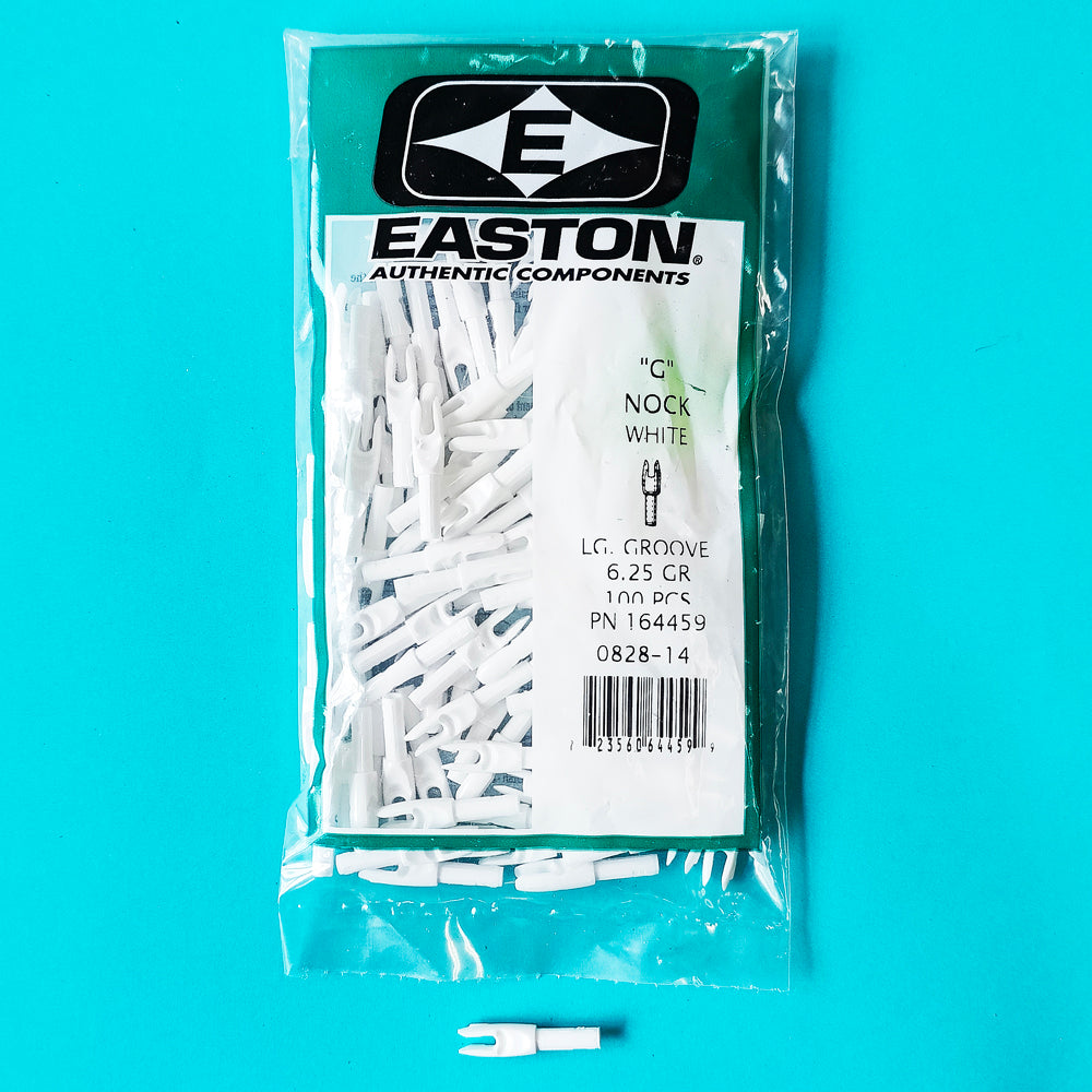 EASTON Gノック [L] ホワイト 1袋 (100個入)