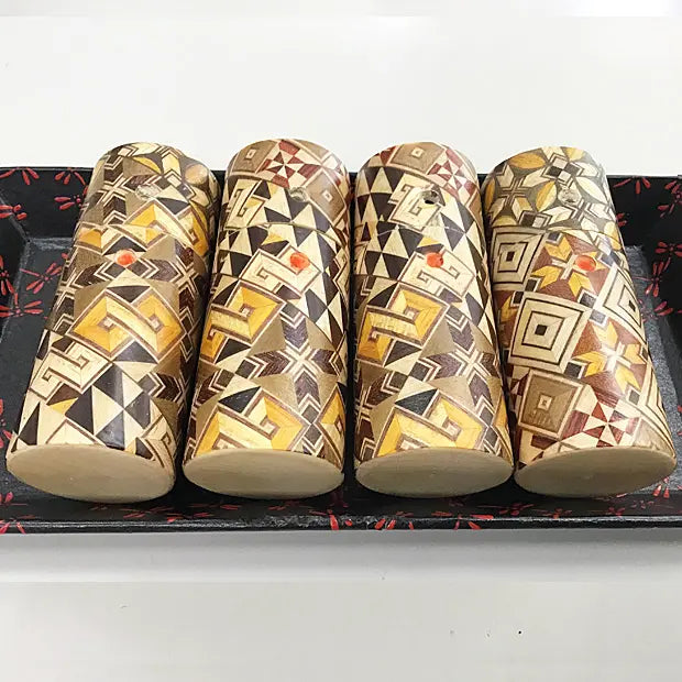 筆粉入れ 箱根寄木細工