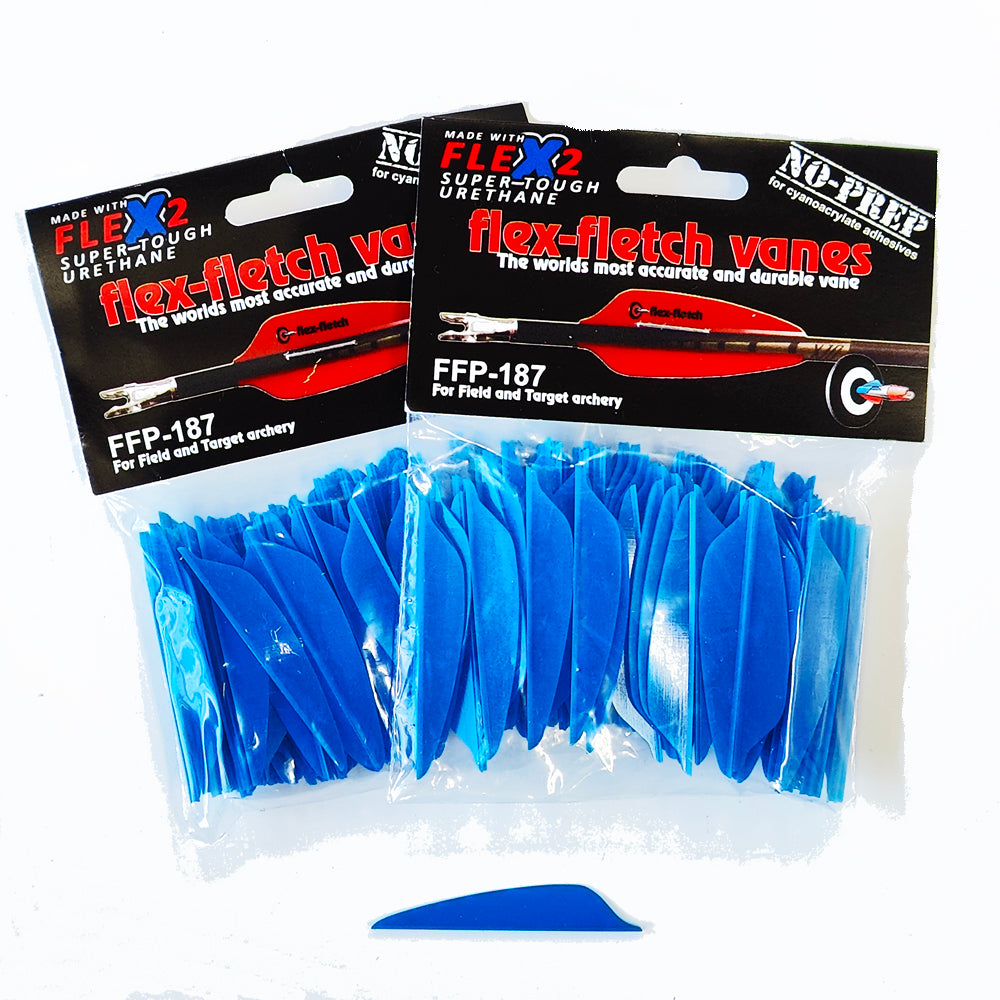 FLEXFLETCH FF187 ブルー 2パック(200枚)