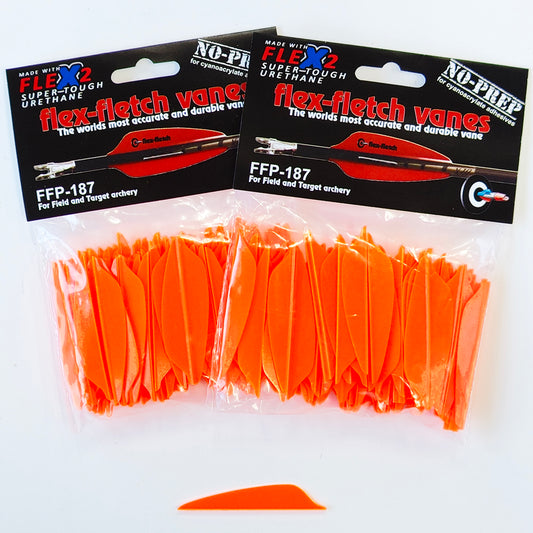 FLEXFLETCH FF187 オレンジ 2パック (200枚)