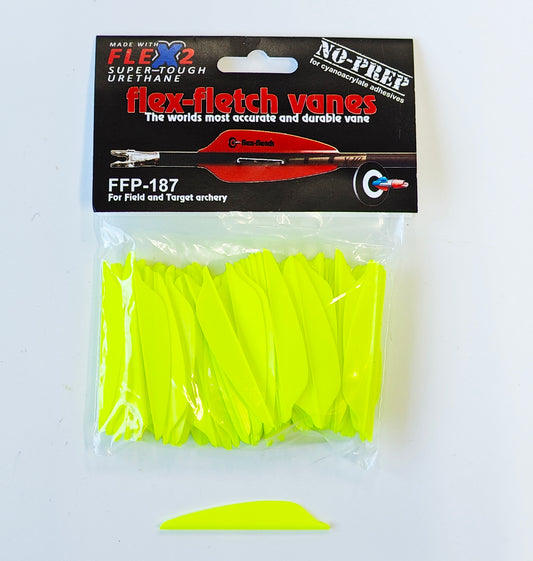 FLEXFLETCH FF187 イエロー 1パック (100枚)