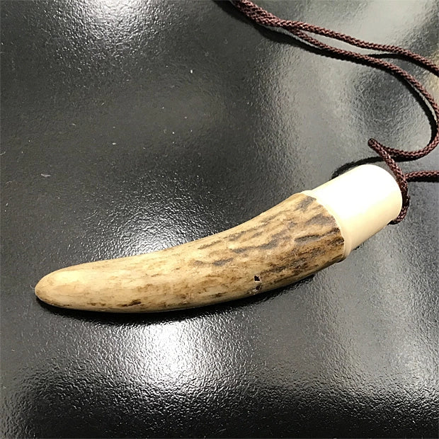 ギリ粉入れ 鹿角