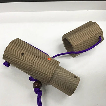 ギリ粉入れ & 筆粉  神代杉