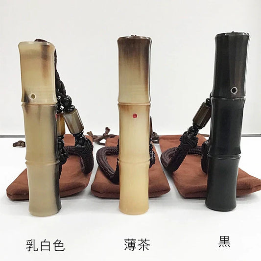 ギリ粉入れ 牛角