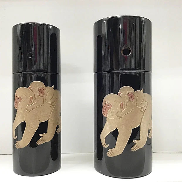 漆 ギリ粉入れ＆握り粉入れ セット