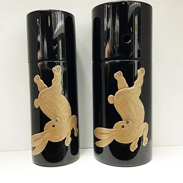 漆 ギリ粉入れ＆握り粉入れ セット