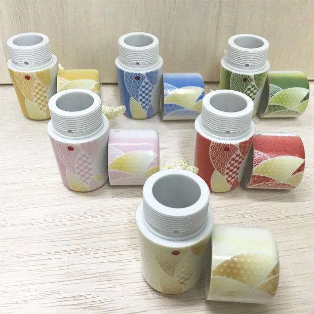 ギリ粉入れ プラスチック 波柄