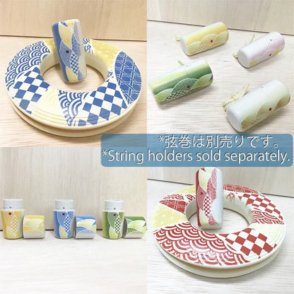 ギリ粉入れ プラスチック 波柄