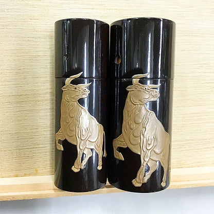 漆 ギリ粉入れ＆握り粉入れ セット