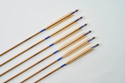 カーボン矢 黒鷲手羽染め抜き