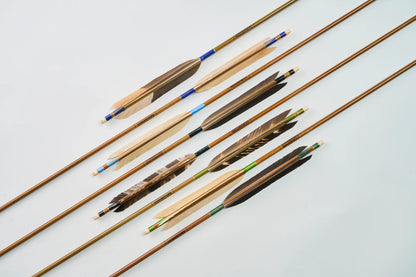 カーボン矢 黒鷲手羽染め抜き