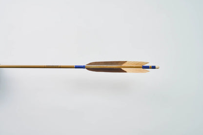 カーボン矢 黒鷲手羽染め抜き