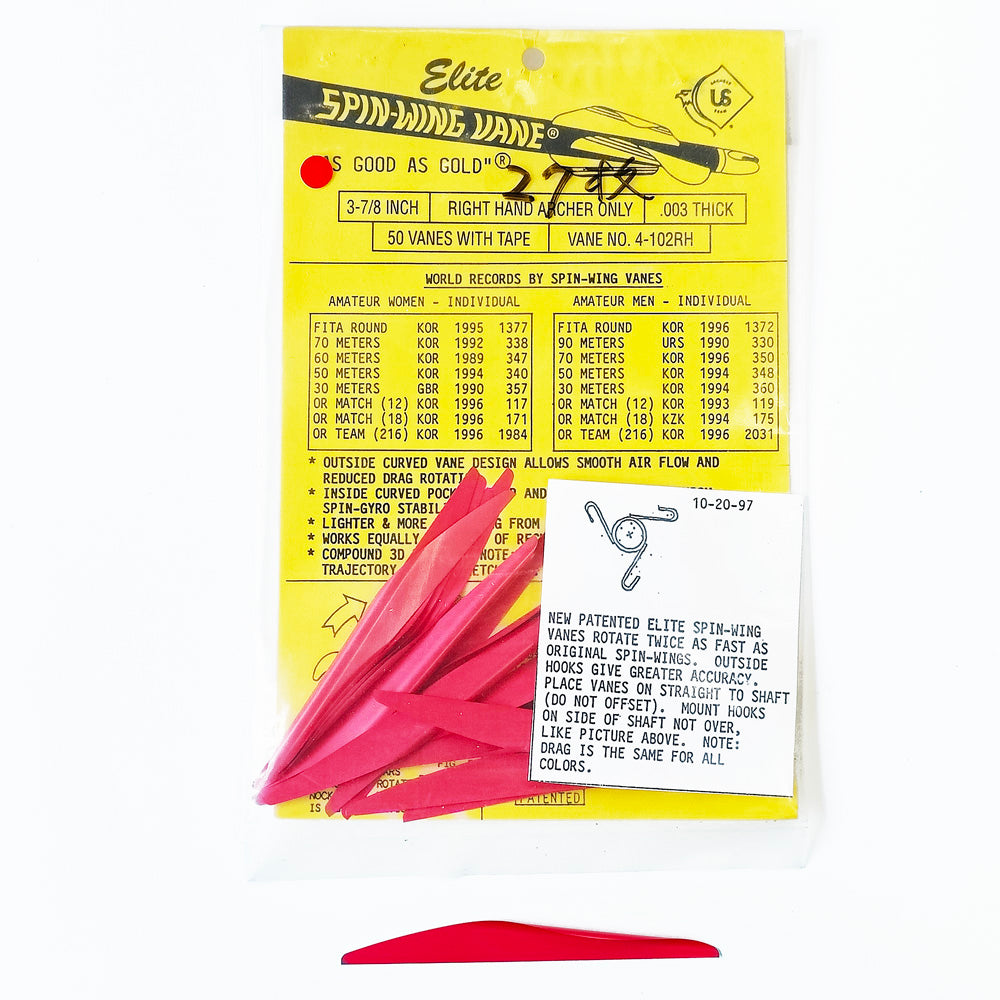 RANGE-O-MATIC スピンウイングエリート 3-7/8" レッド 27枚