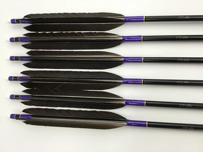 アルミ矢 黒鷲尾羽 2014/2015