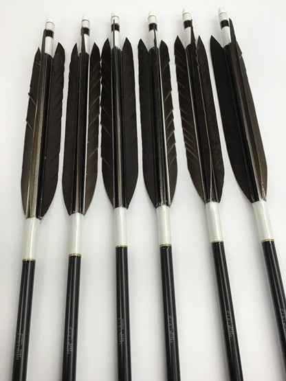 アルミ矢 黒鷲尾羽 2014/2015