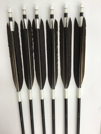 アルミ矢 黒鷲尾羽 2014/2015