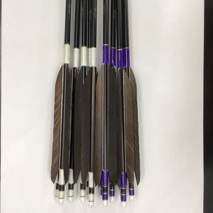 アルミ矢 黒鷲尾羽 2014/2015