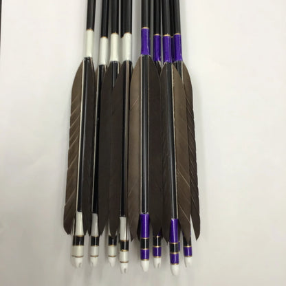 アルミ矢 黒鷲尾羽 2014/2015